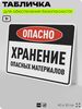 Табличка для обеспечения безопасности 