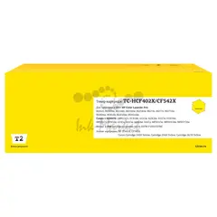 TC-HCF402X/CF542X Картридж T2 для HP CLJ Pro M252/M254/M277/M280/Canon i-SENSYS LBP613/623/631/MF633/643/655 (2500 стр.) желтый, с чипом