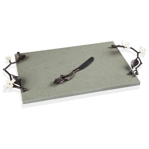 Доска для сыра с ножом 50см Michael Aram Цветок кизила