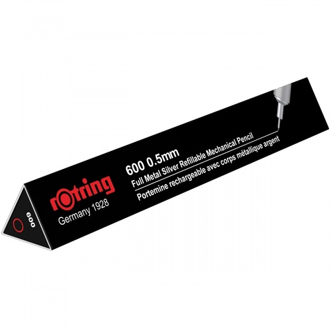 Карандаш механический Rotring 600 Matte Silver, 0,5 mm (1904445)