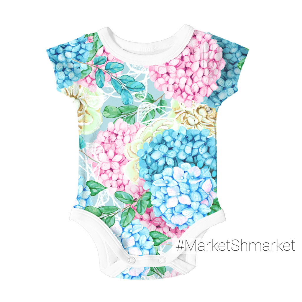 Ткани Гортензия в сказочном саду - закажи на #MarketShmarket.com любая ...