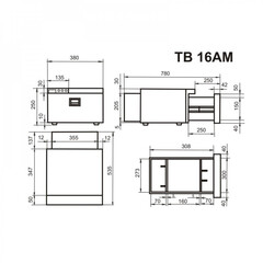 Компрессорный автохолодильник Indel B TB16AM DRAWER (16 л, 12/24, встраиваемый)