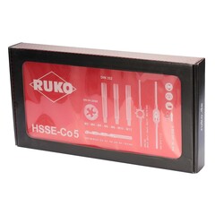 Набор метчиков и плашек M3 -M12 HSSE 44пр Ruko 245030E (!)