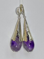 Сива (серьги  из серебра)