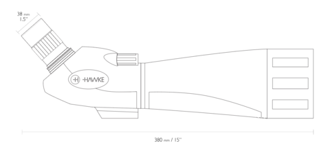 Зрительная труба Hawke Vantage 24-72x70 Spotting Scope