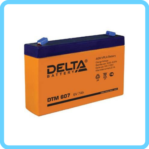 Аккумулятор Delta DTM 6V/7А