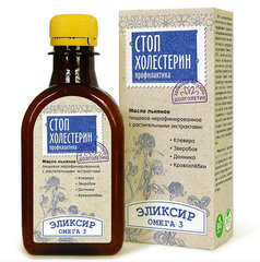 Компас здоровья масло льняное с растительными экстрактами «Стоп Холестерин»