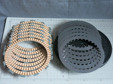 Диски сцепления 6/7шт. Kawasaki ER6N ER6F KLE650 Vulcan 650 Versys D145mm t12