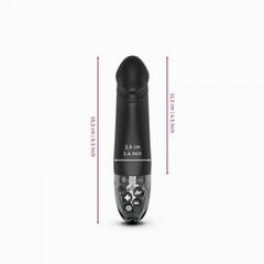 Вибратор Mystim Real Deal Neal с электростимуляцией, черный