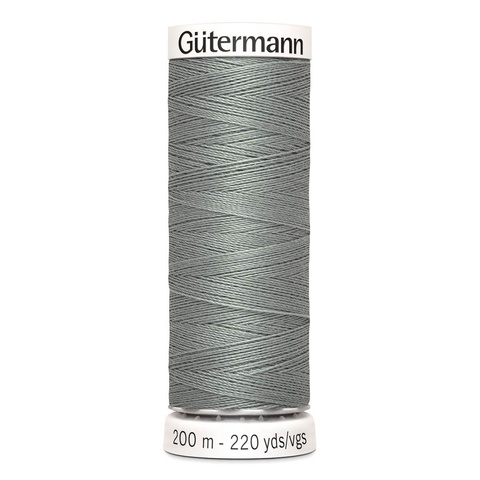 Нить Sew-All 200 м, Gutermann, 634 пепельно серовато-зеленый