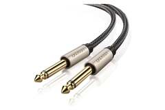Кабель UGREEN AV128 (10639) 6.5mm Male to Male Stereo Auxiliary Aux Audio Cable, 3м, серый