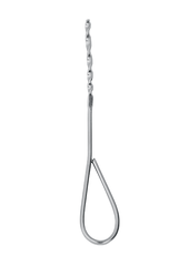 Зонд с навивкой для исследования, очистки и смазывания ушной