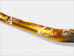 Алюминиевый руль PROTAPER Metal Mulisha сечение 28/22, жёлтый