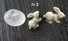 Силиконовый молд Заяц № 2