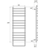 Полотенцесушитель электрический Point PN09152E П12 500x1200 левый/правый, хром