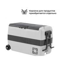 Компрессорный автохолодильник Alpicool ET50 (Двухкамерный, 12V/24V, 220V опционально, 50л)