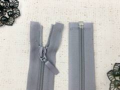 Молния спираль, Т5, L 80 см, серый