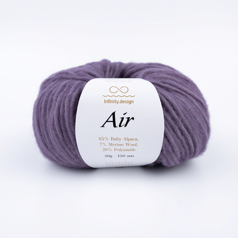 Пряжа Infinity Air 5042 пыльно-фиолетовый