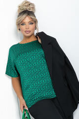 Блуза Морган (зеленая) Б11735 LT Collection