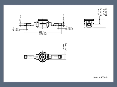 Danfoss 014L0191 Смотровое стекло SGP 6s N