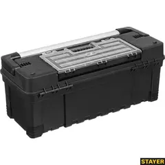 STAYER JUMBO-26, 650 x 280 x 270 мм, (26?), пластиковый ящик для инструментов, Professional (38003-26)