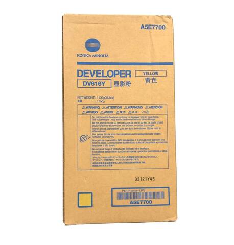 Девелопер желтый Konica Minolta DV-616Y для bizhub PRO C1085, C1100 (A5E7700)