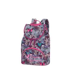 бабочки цветы бордо-серый