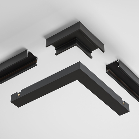 Угловой коннектор питания Maytoni Basity TRA172CPC-1B