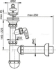 Сифон для раковины Alcaplast A41P