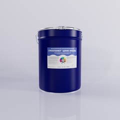 Грунт цинковый Грунтомет Цинк-Эмаль по металлу 12 кг