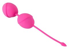 Розовые вагинальные шарики Silicone Love Balls - 