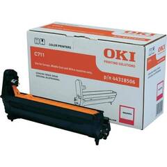 OKI EP-CART-M-C710/C711/Pro711WT - Печатный картридж пурпурного цвета для принтера С710/С711/С711WT. Ресурс 20 000 страниц. (код 44318506)