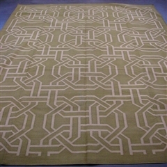 Ковер DURRIE оливковый с белым узором 180X270