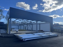 Поставка и монтаж кровли из ПВХ мембраны, монтаж профилированного настила - Магазин "Пятерочка" по адресу: г.Дегтярск, ул.Пролетарская 71