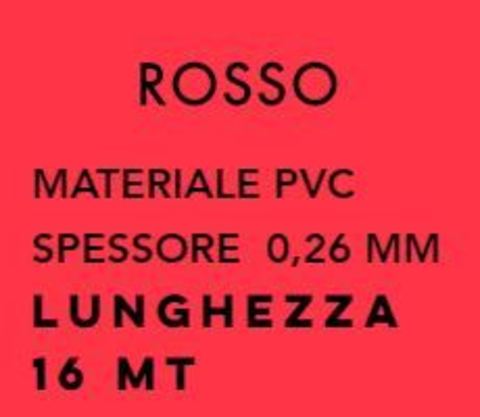 Лента PVC ROSSO для обвязки Alvaro Bernardoni 16 метров