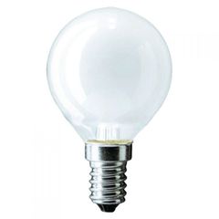 ФИЛИПС Лампа накаливания E14, 40W (P45 FR) шар матовая