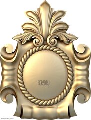 Силиконовый молд № 519 Картуш - рамка