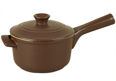 Соусник цельнокерам., 1,7 л, 20см + крышка SL2096 Caffe Naturale
