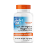 Магний с высокой усваиваемостью 100 мг, Magnesium 100 mg, Doctor's Best, 120 таблеток 1