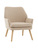 Кресло Харви бежевый деревянные ножки