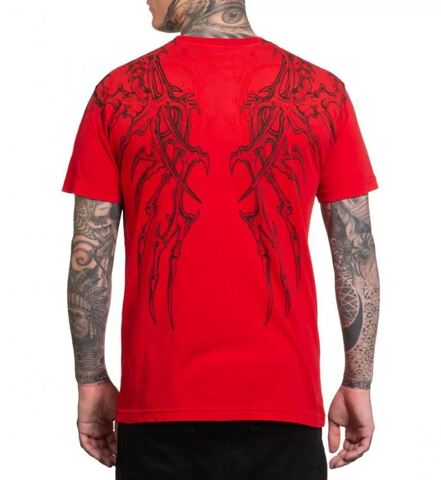 Affliction | Футболка мужская VERTIBRATE Tee ARPS A26913 сзади