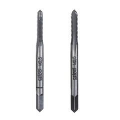 Метчик М 2,5х0,45 (Комплект 2шт) CSN223010 115CrV3 6h(2N) 34мм a=2,24 Bucovice(CzTool) 110025