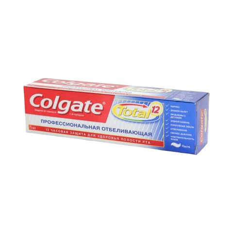 Зубная Паста Колгейт тотал 12 Проф отбеливающая 75мл