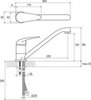 Смеситель для кухни с V-образным изливом Ravak Suzan SN 016.00 X070038