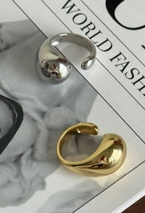 30180- Кольцо DROP- капля разъемное цвет серебро /золото