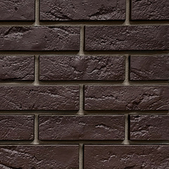 Фасадные панели Кирпич Баварский, темно-коричневый Fineber (Файнбир)