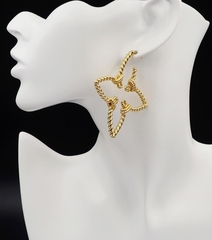 Серьги ЦВЕТОК ажурные style by LV