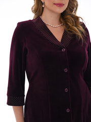 4067 Халат на пуговицах