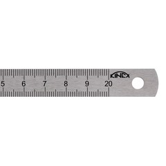 Линейка 200х13х0,5мм Шкала 1,0мм (Сталь) Kinex(K-met) 1022-1