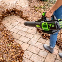 Воздуходувка Greenworks GD60ABK4 60V (209 км/ч) аккумуляторная, c АКБ 4 А/ч и ЗУ